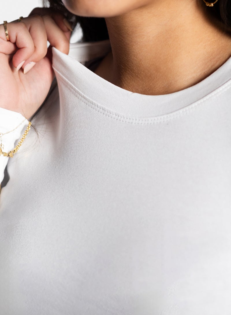 Curves Cotton Long Sleeve Top - Image 3